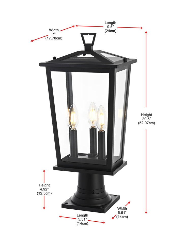 Berks Outdoor Post Light by Elegant - view 21