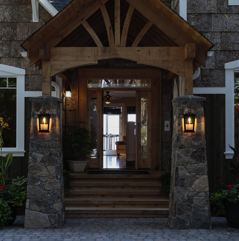Berks Outdoor Wall Light by Elegant - view 2