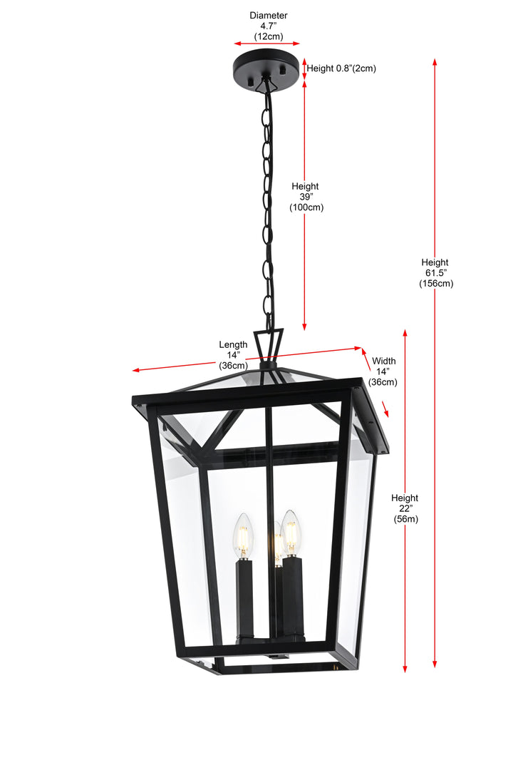 Frankford Outdoor Pendant by Elegant - view 27