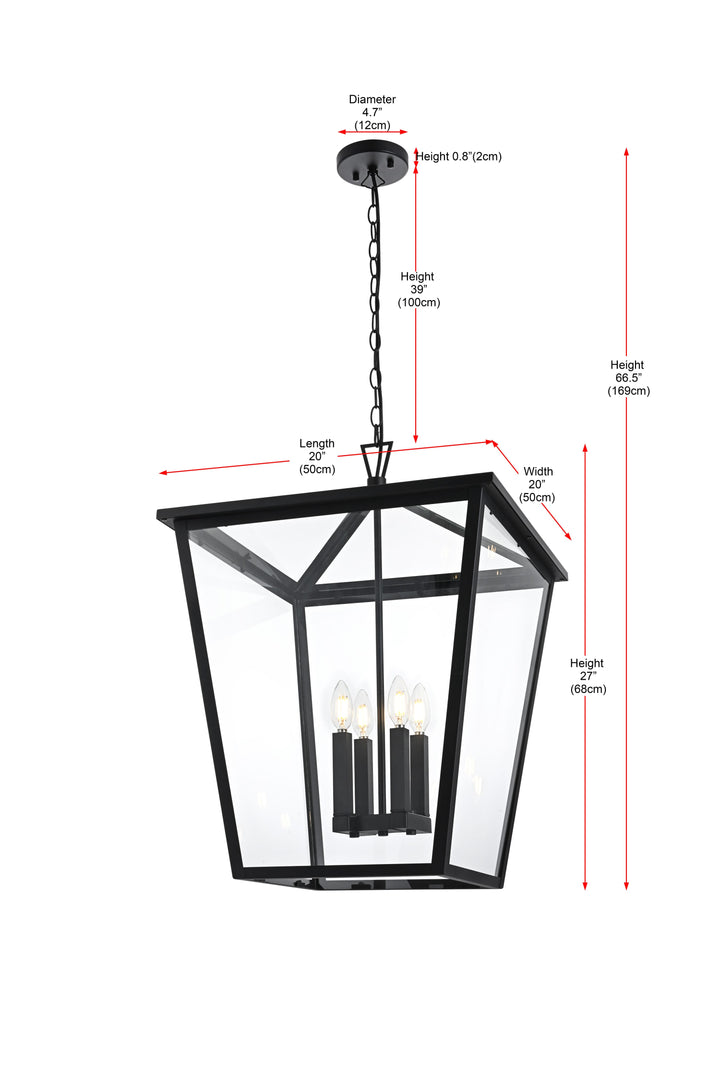 Frankford Outdoor Pendant by Elegant - view 36
