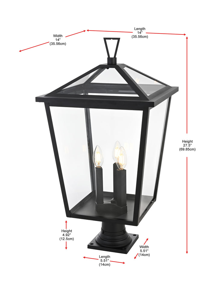 Frankford Outdoor Post Light by Elegant - view 21