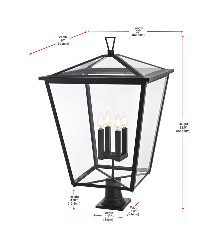 Frankford Outdoor Post Light by Elegant - view 28