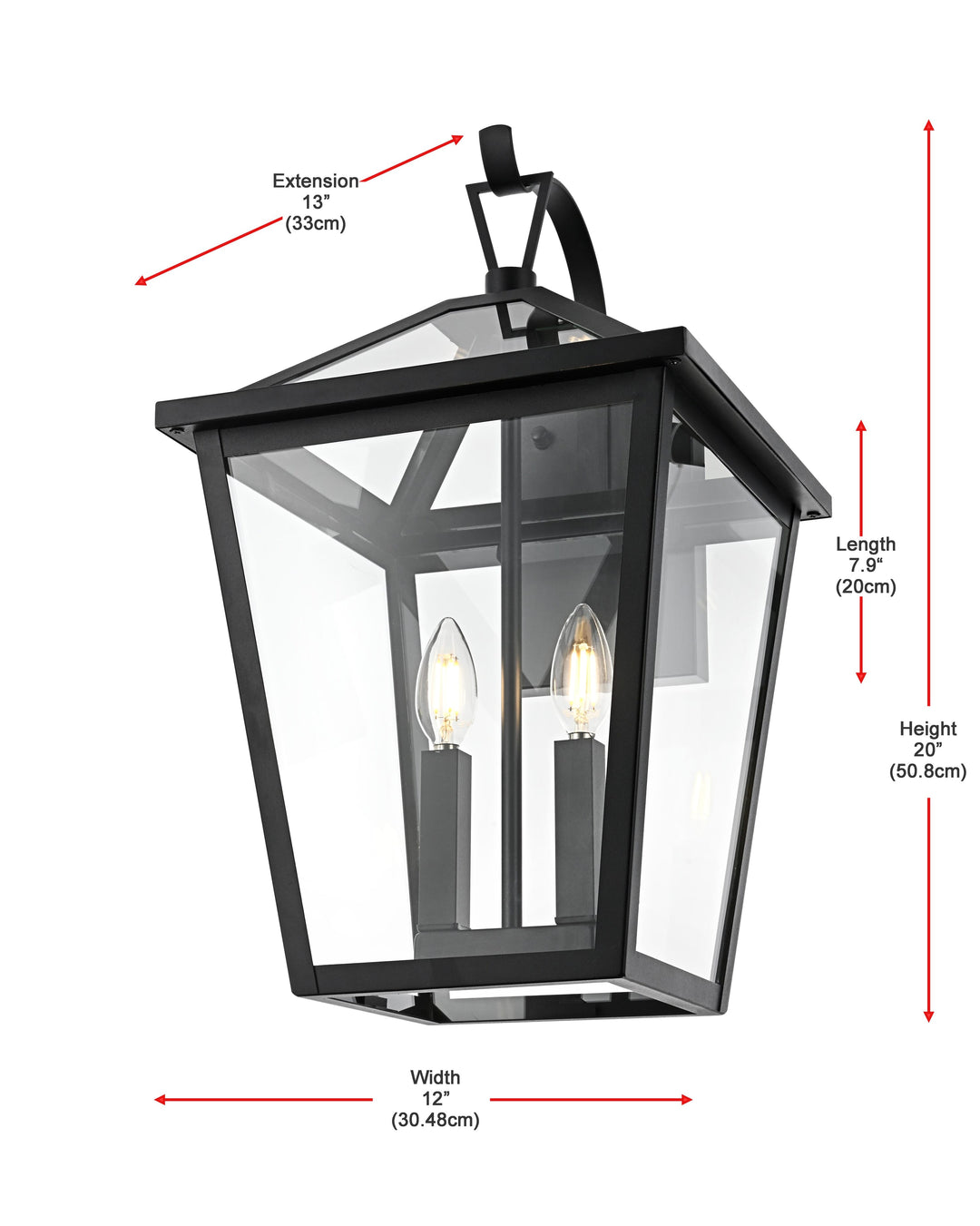 Frankford Outdoor Wall Light by Elegant - view 16