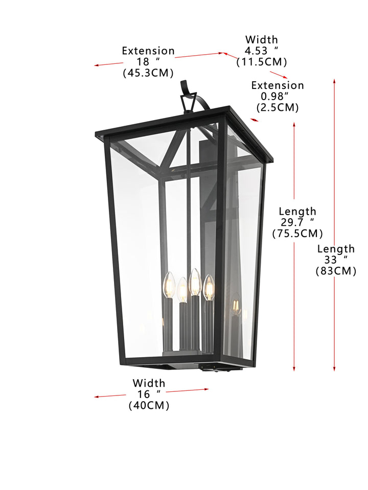 Frankford Outdoor Wall Light by Elegant - view 32