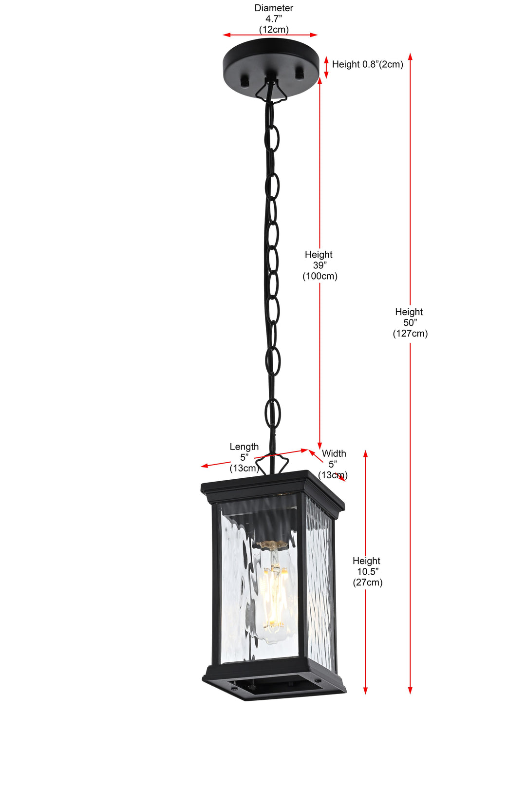 Mascher Outdoor Pendant by Elegant - view 9