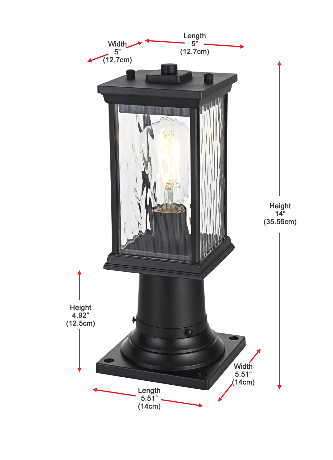 Mascher Outdoor Post Light by Elegant - view 7