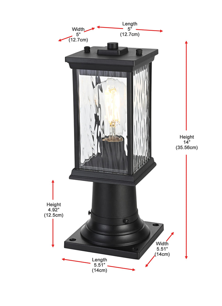 Mascher Outdoor Post Light by Elegant - view 7