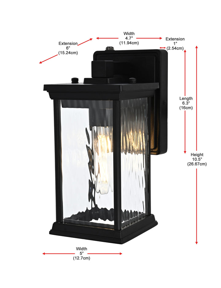 Mascher Outdoor Wall Light by Elegant - view 8