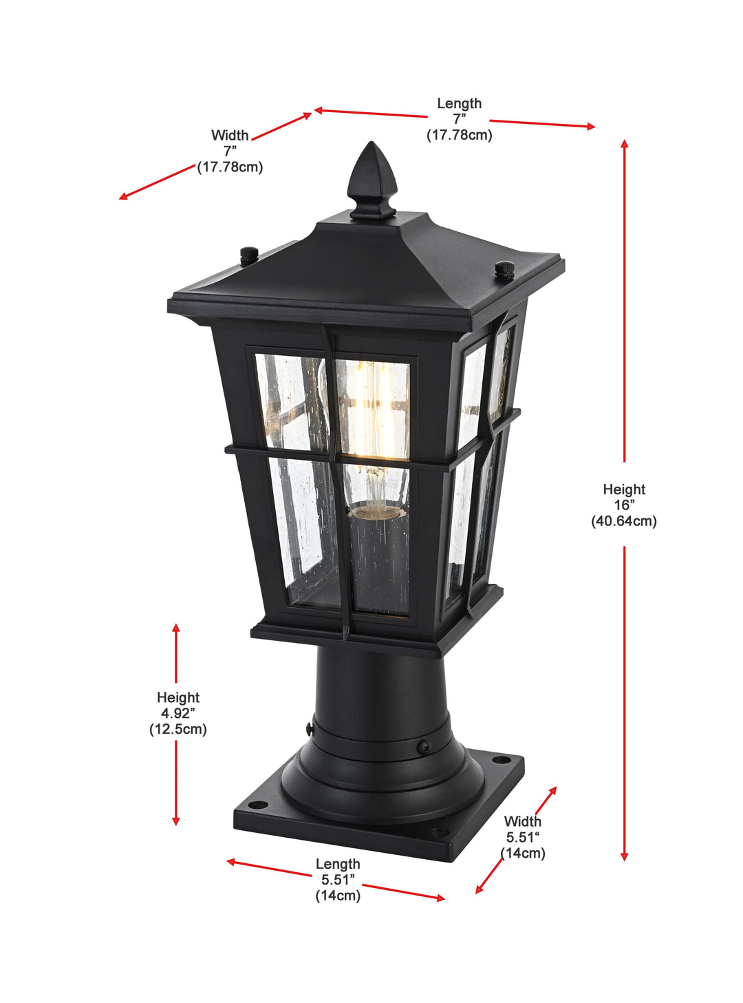 Bodine Outdoor Post Light by Elegant - view 7