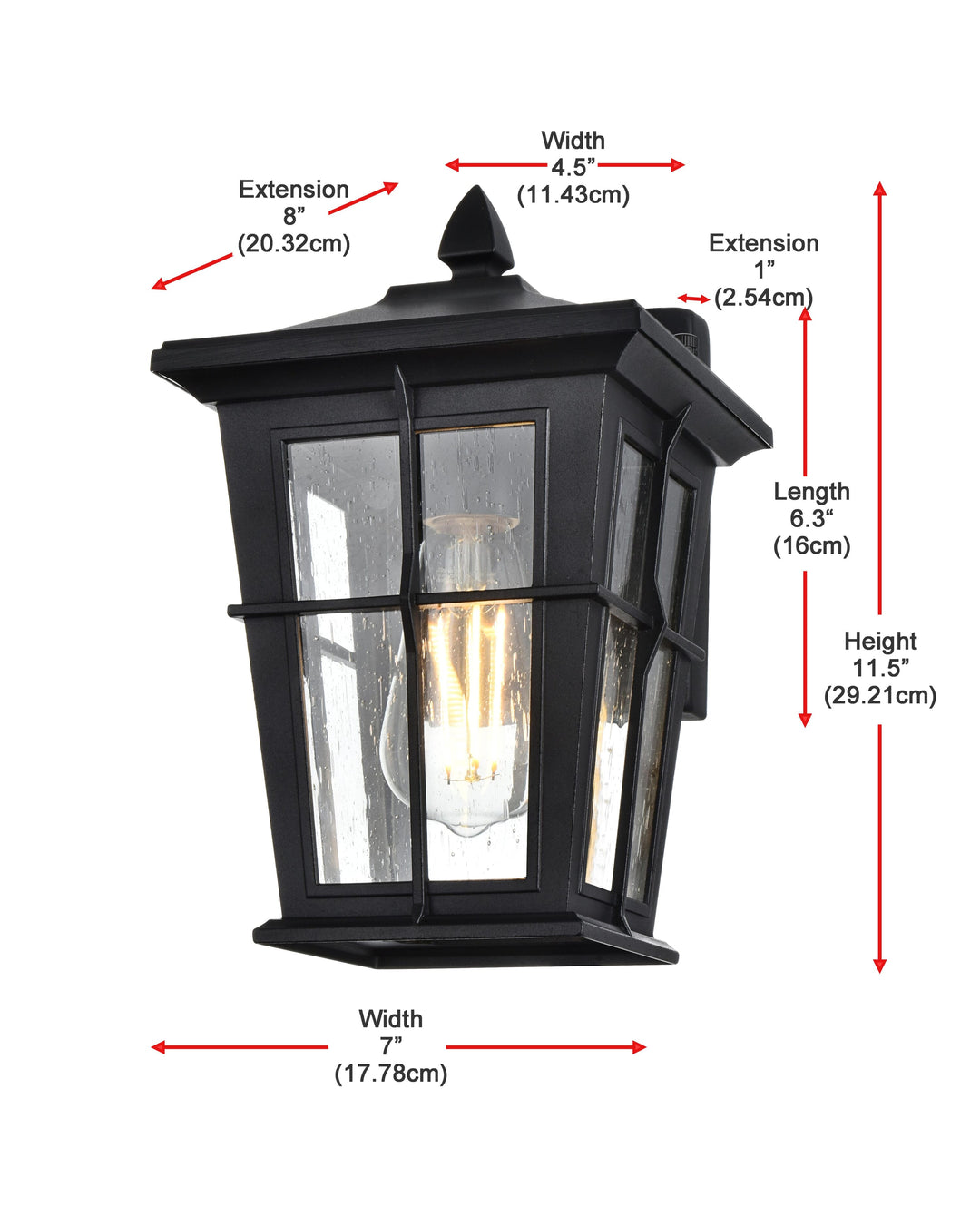 Bodine Outdoor Wall Light by Elegant - view 8