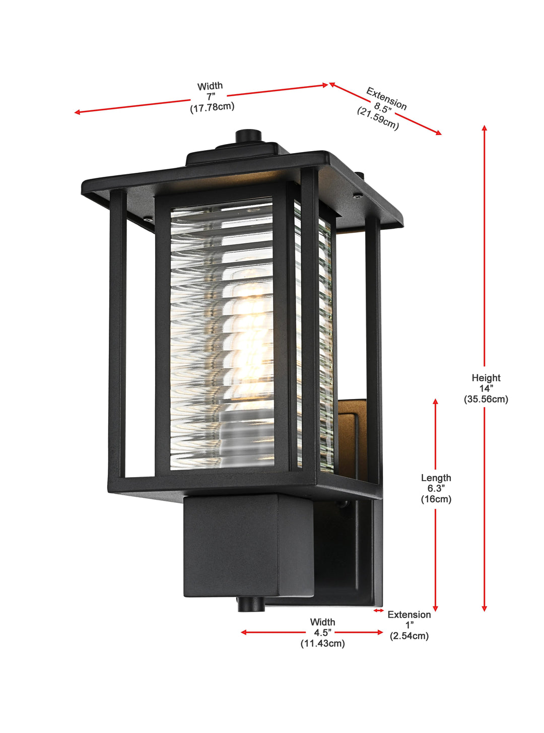 Bouvier Outdoor Wall Light by Elegant - view 8