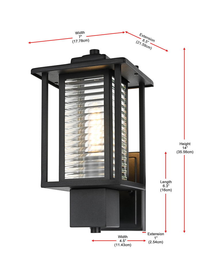 Bouvier Outdoor Wall Light by Elegant - view 8