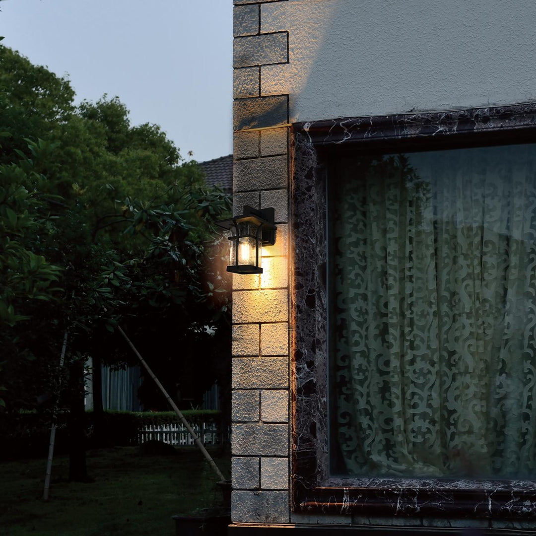 Woodstock Outdoor Wall Light by Elegant - view 2