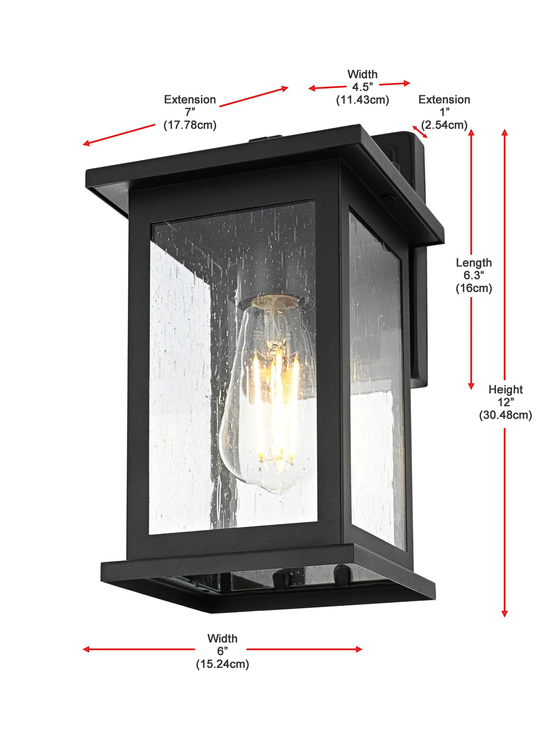 Ringgold Outdoor Wall Light by Elegant - view 8