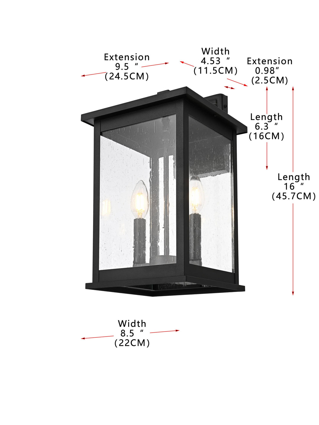 Ringgold Outdoor Wall Light by Elegant - view 16