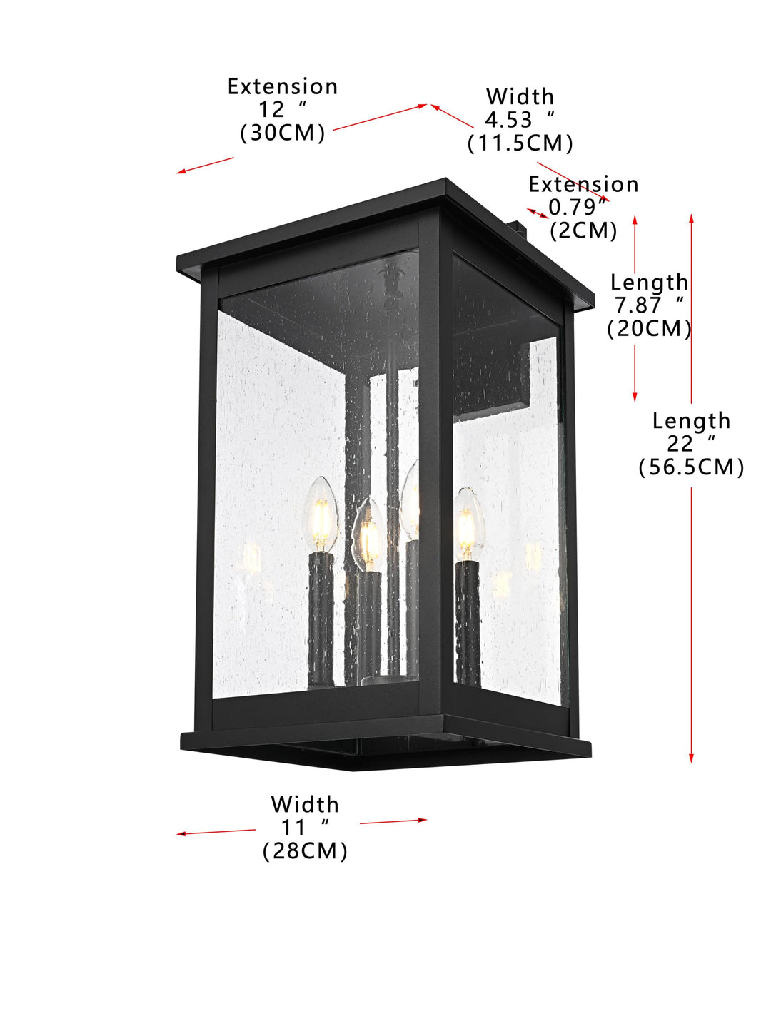 Ringgold Outdoor Wall Light by Elegant - view 24