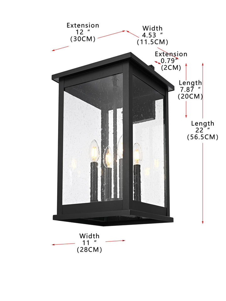 Ringgold Outdoor Wall Light by Elegant - view 24