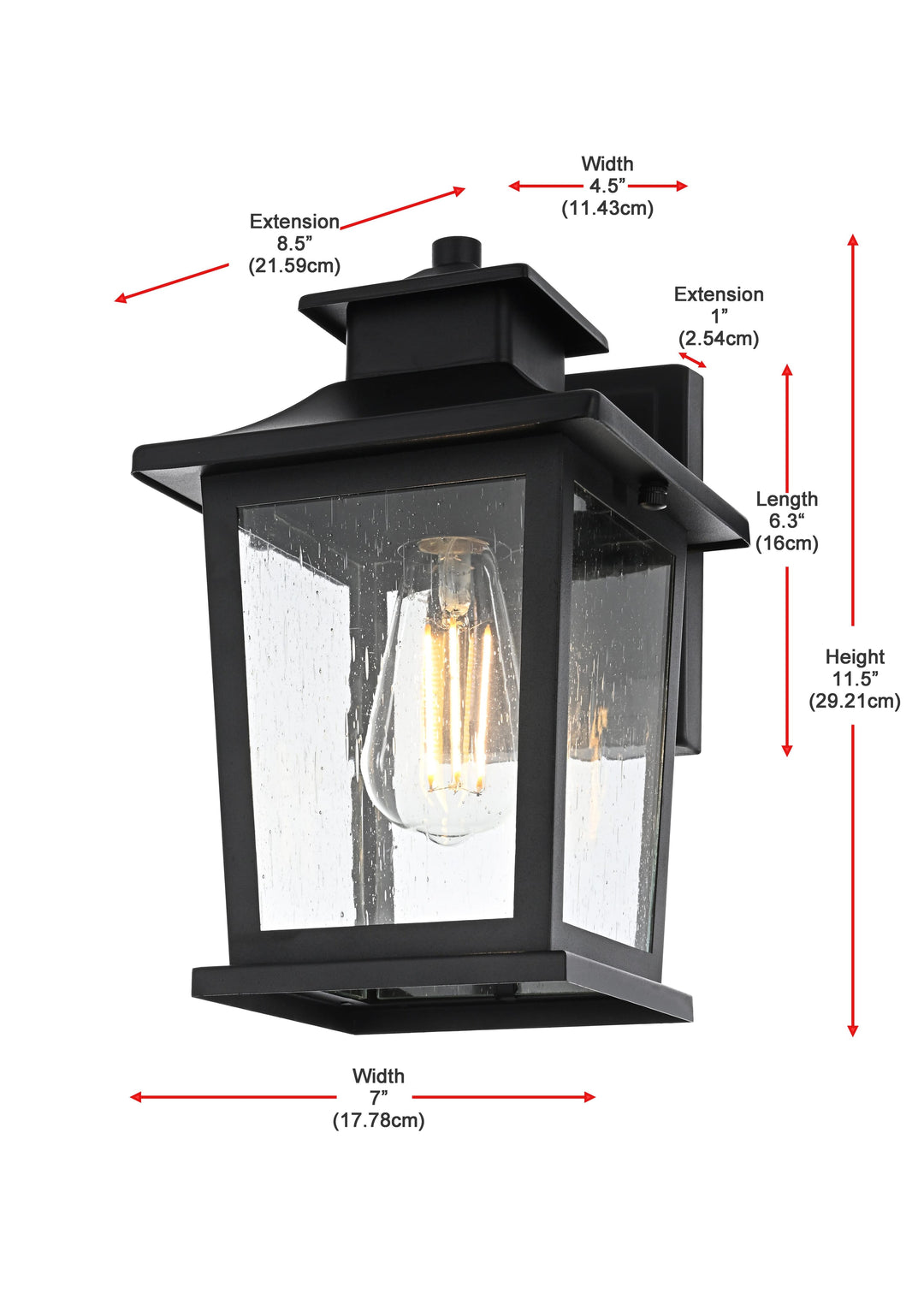 Redner Outdoor Wall Light by Elegant - view 8