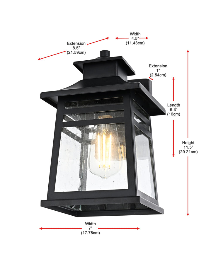 Bambrey Outdoor Wall Light by Elegant - view 8