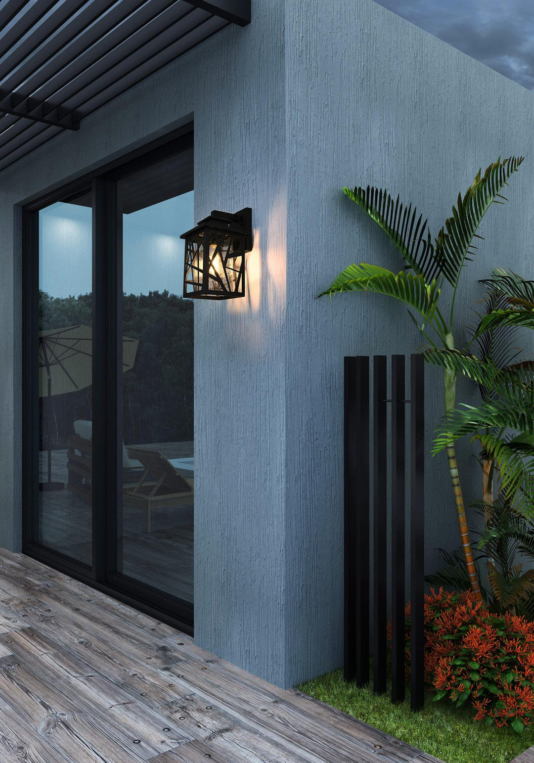 Clifford Outdoor Wall Light by Elegant - view 2