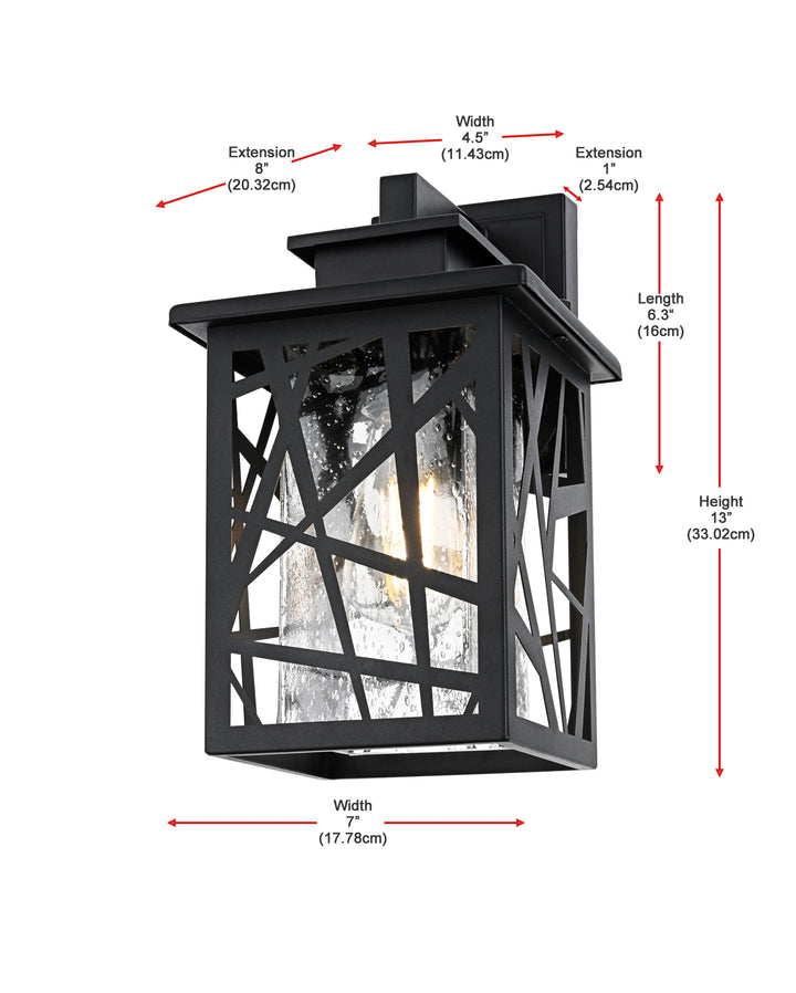 Clifford Outdoor Wall Light by Elegant - view 8