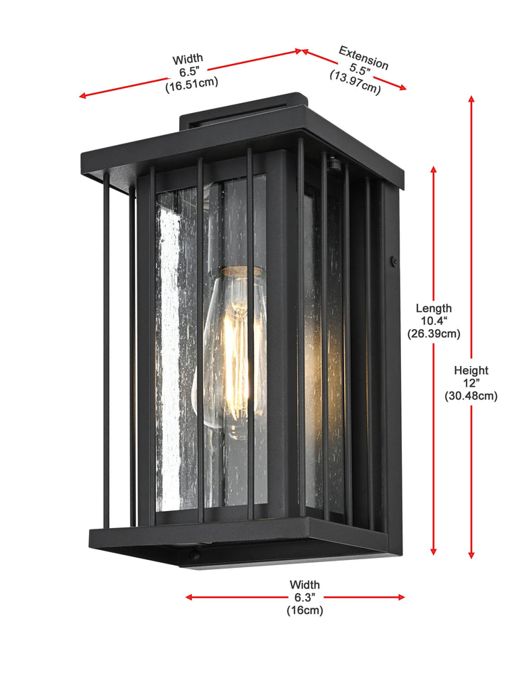 Sedgley Outdoor Wall Light by Elegant - view 8