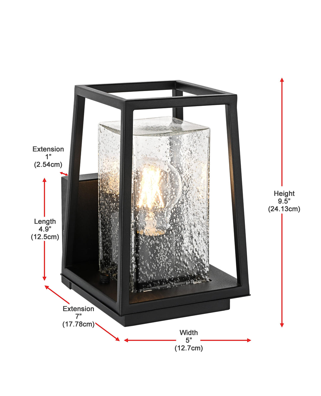 Lehigh Outdoor Wall Light by Elegant - view 8