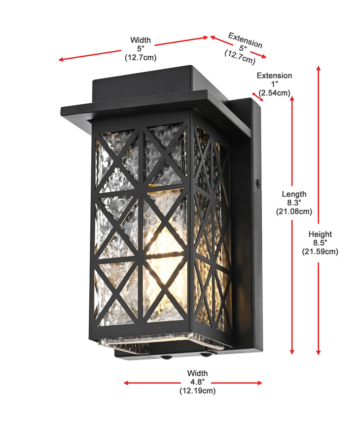 Wildey Outdoor Wall Light by Elegant - view 8