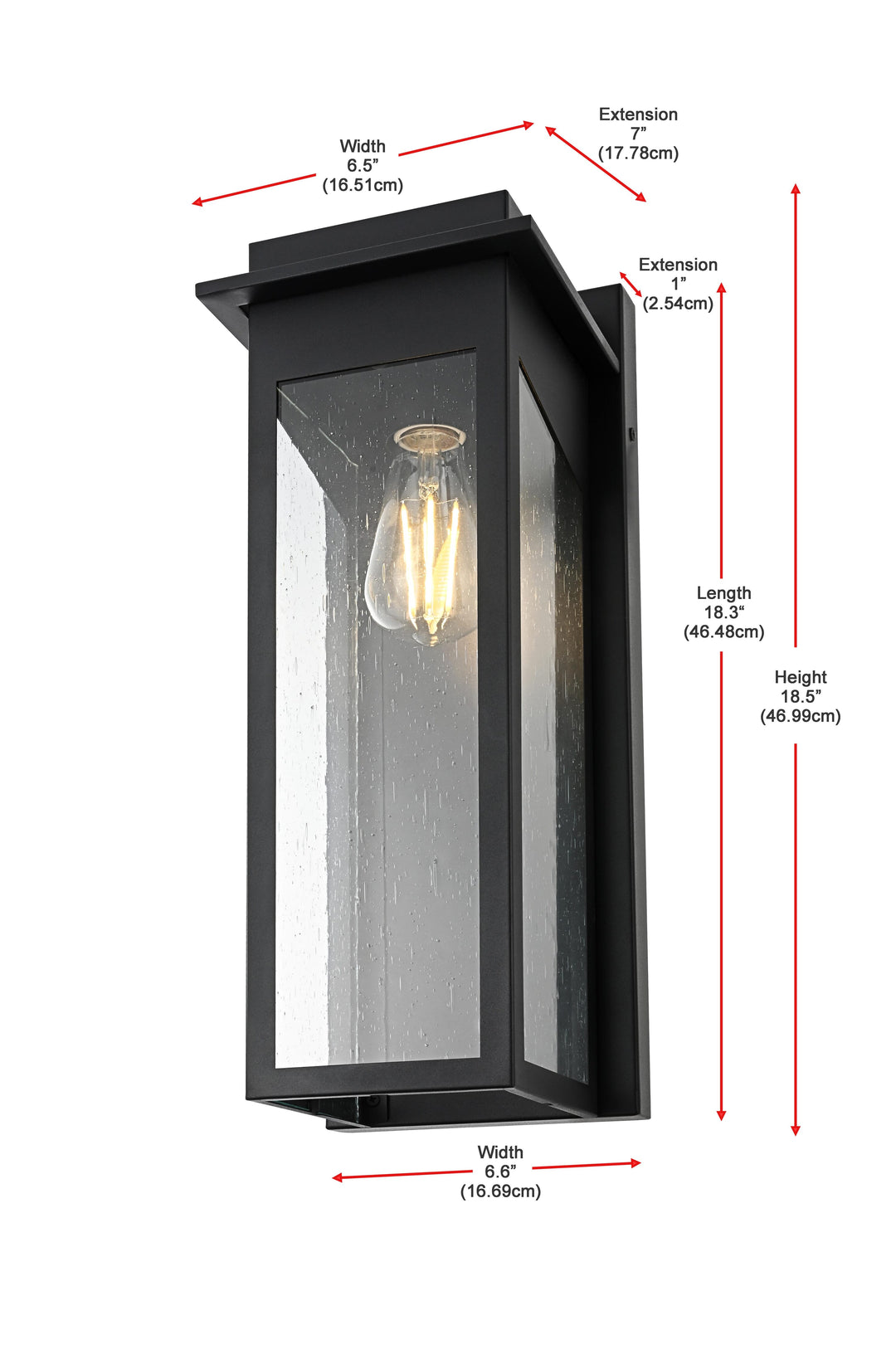 Dunton Outdoor Wall Light by Elegant - view 24