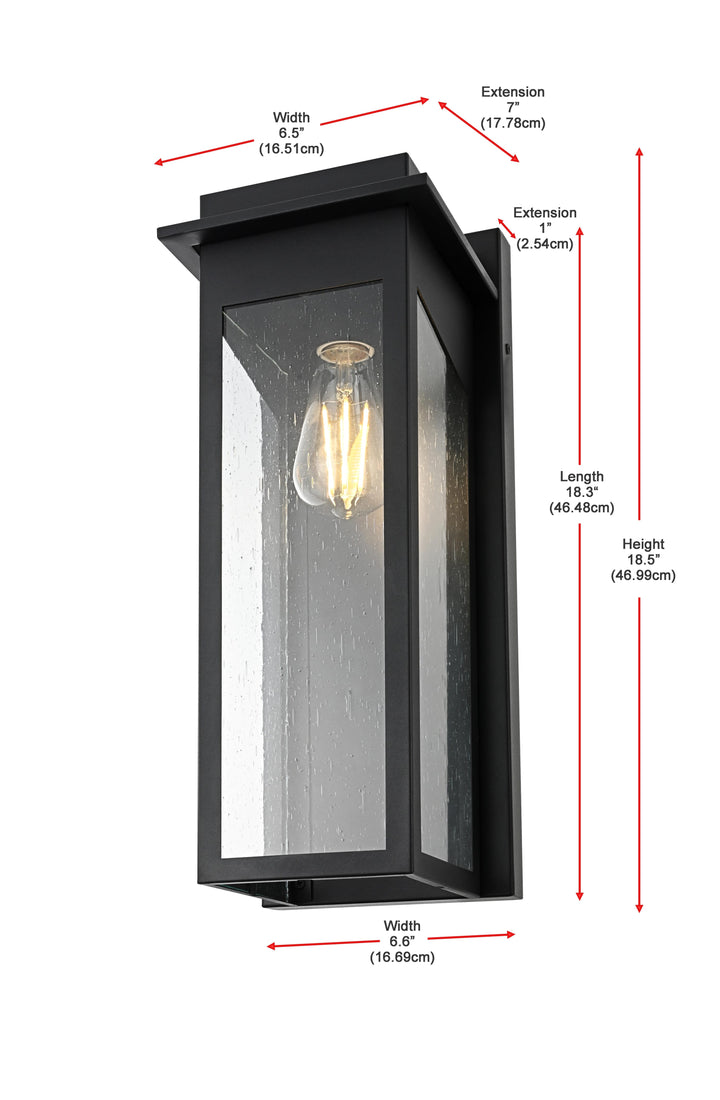 Dunton Outdoor Wall Light by Elegant - view 24