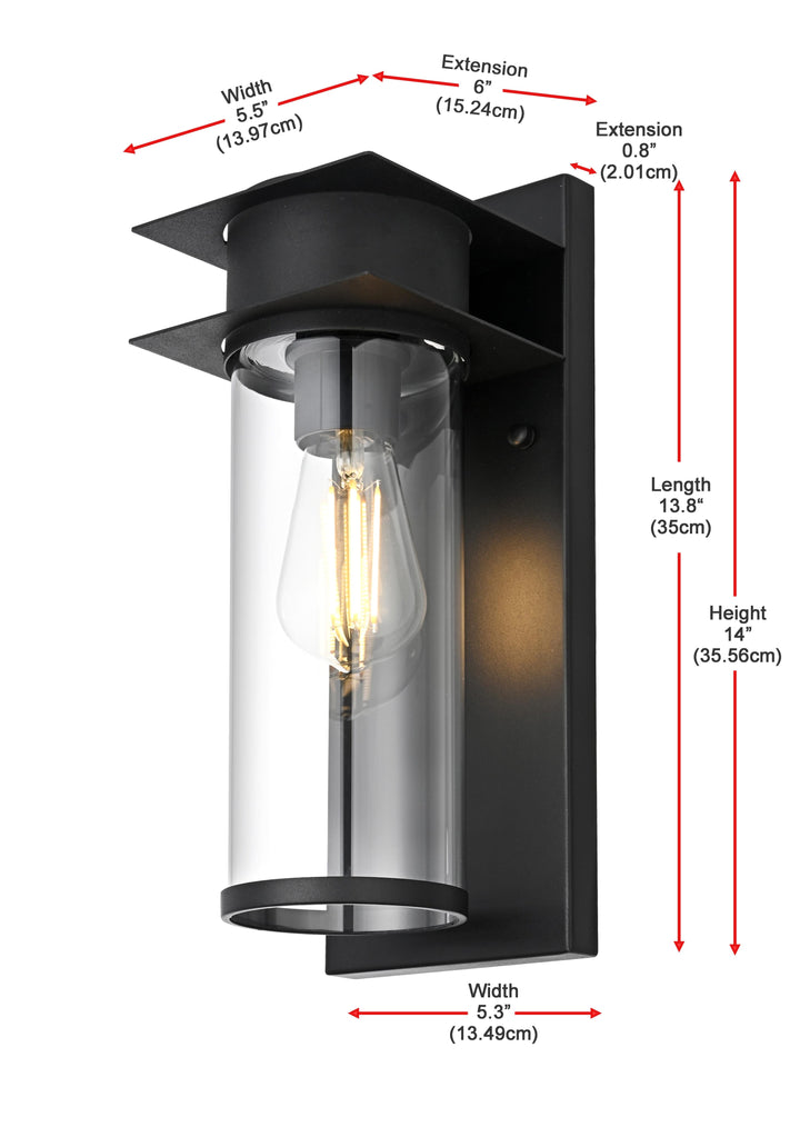 Westmont Outdoor Wall Light by Elegant - view 8