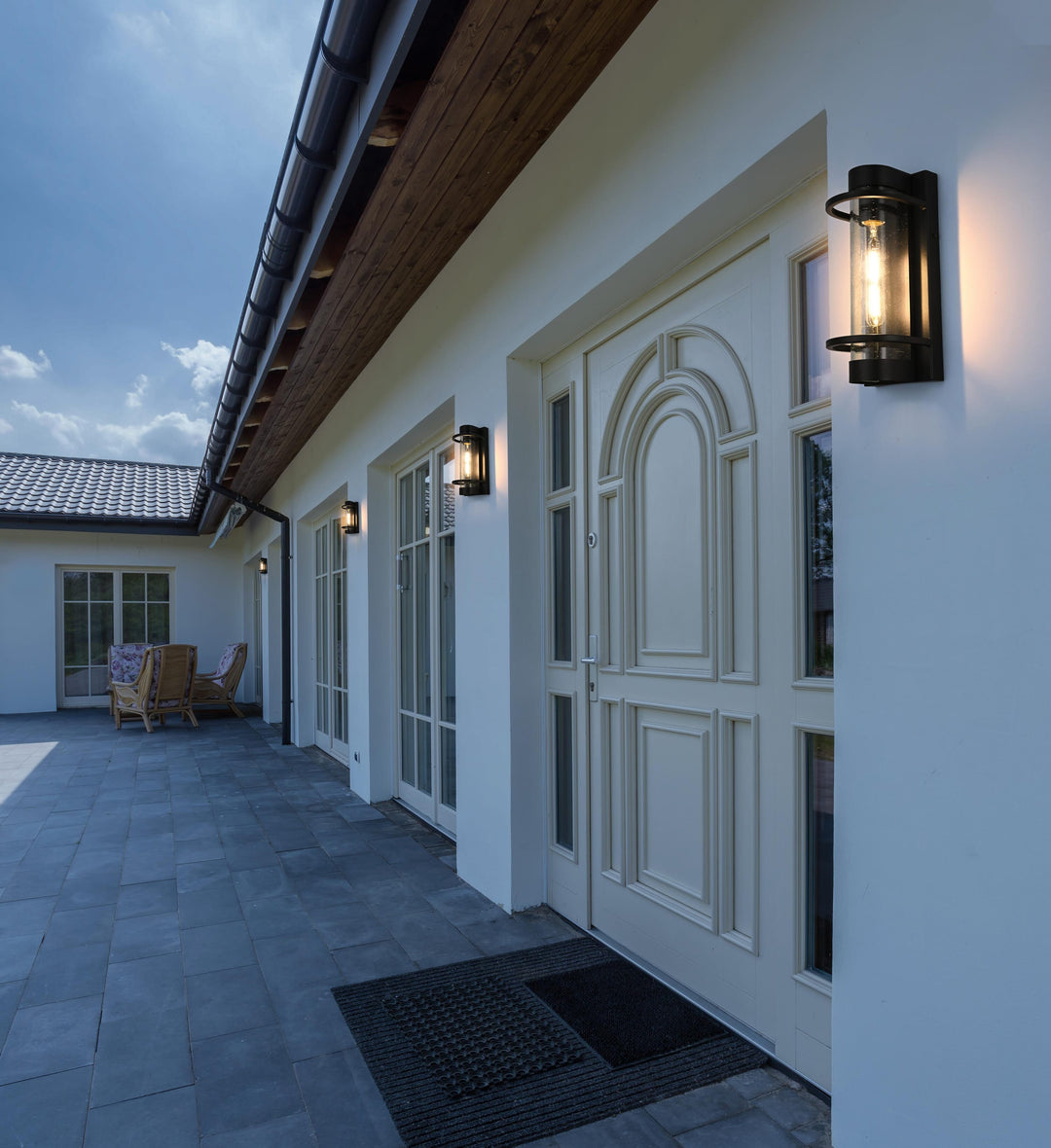 Parrish Outdoor Wall Light by Elegant - view 2
