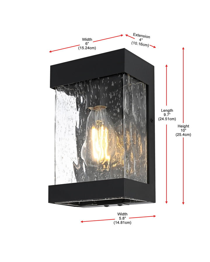 Thompson Outdoor Wall Light by Elegant - view 8