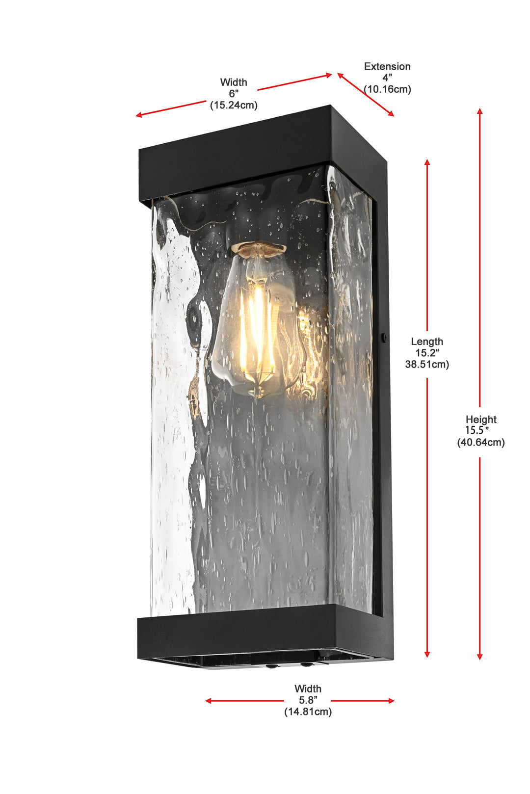 Thompson Outdoor Wall Light by Elegant - view 16