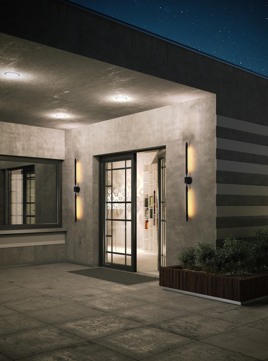 Odin Outdoor Wall Light by Elegant - view 10