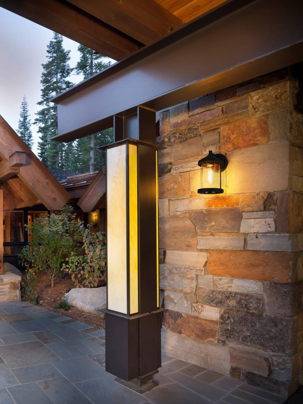Roy Outdoor Wall Light by Elegant - view 2