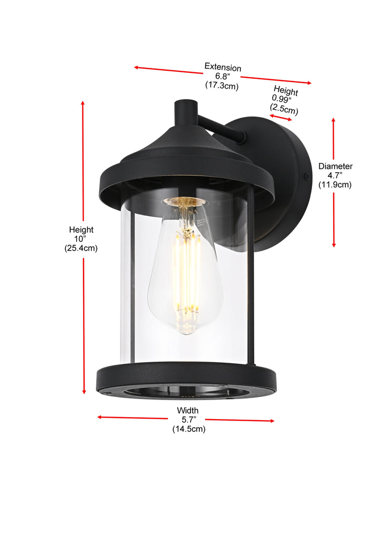 Roy Outdoor Wall Light by Elegant - view 8