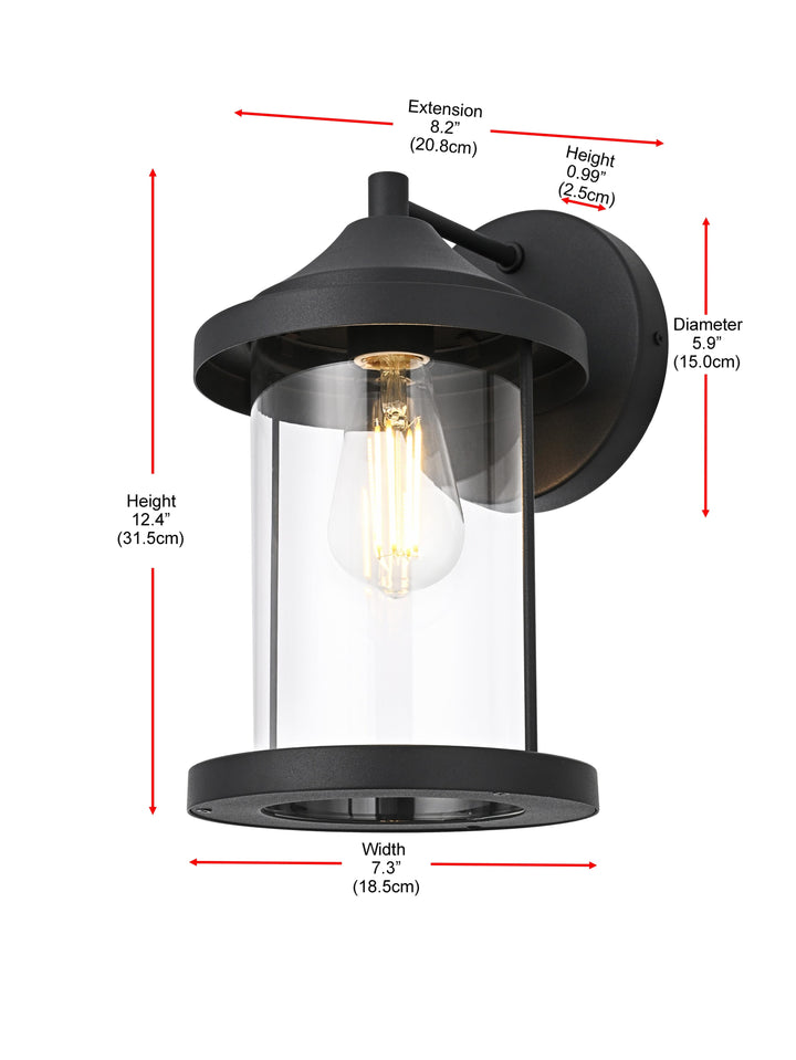 Roy Outdoor Wall Light by Elegant - view 16