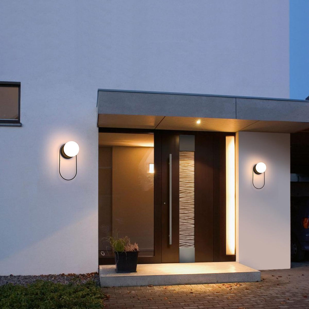 Silas Outdoor Wall Light by Elegant - view 2