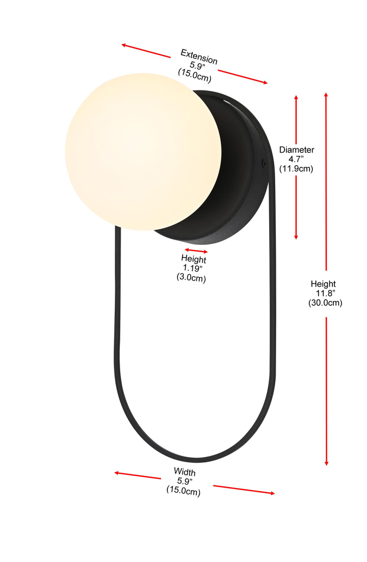 Silas Outdoor Wall Light by Elegant - view 8