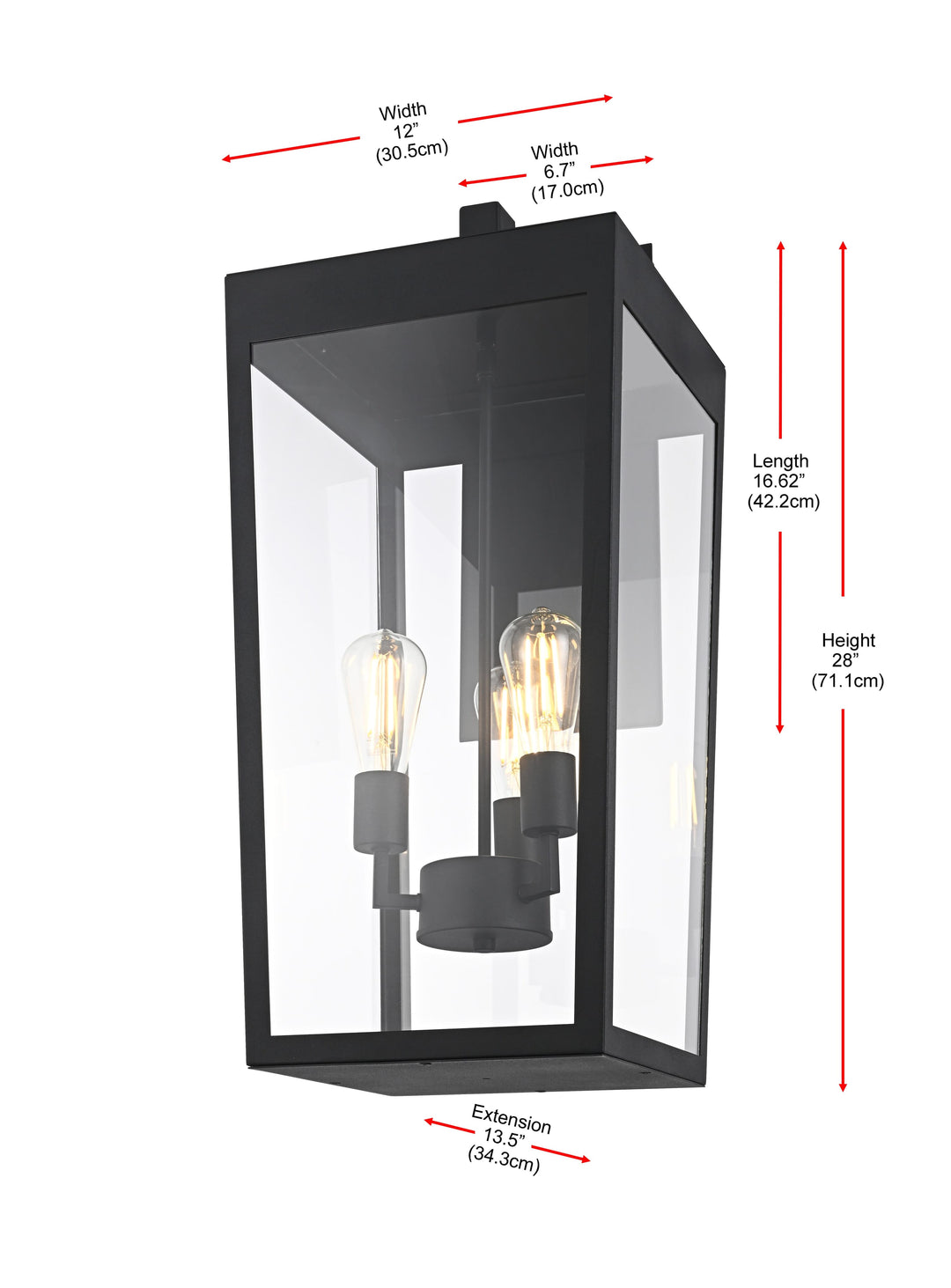 William Outdoor Wall Light by Elegant - view 24