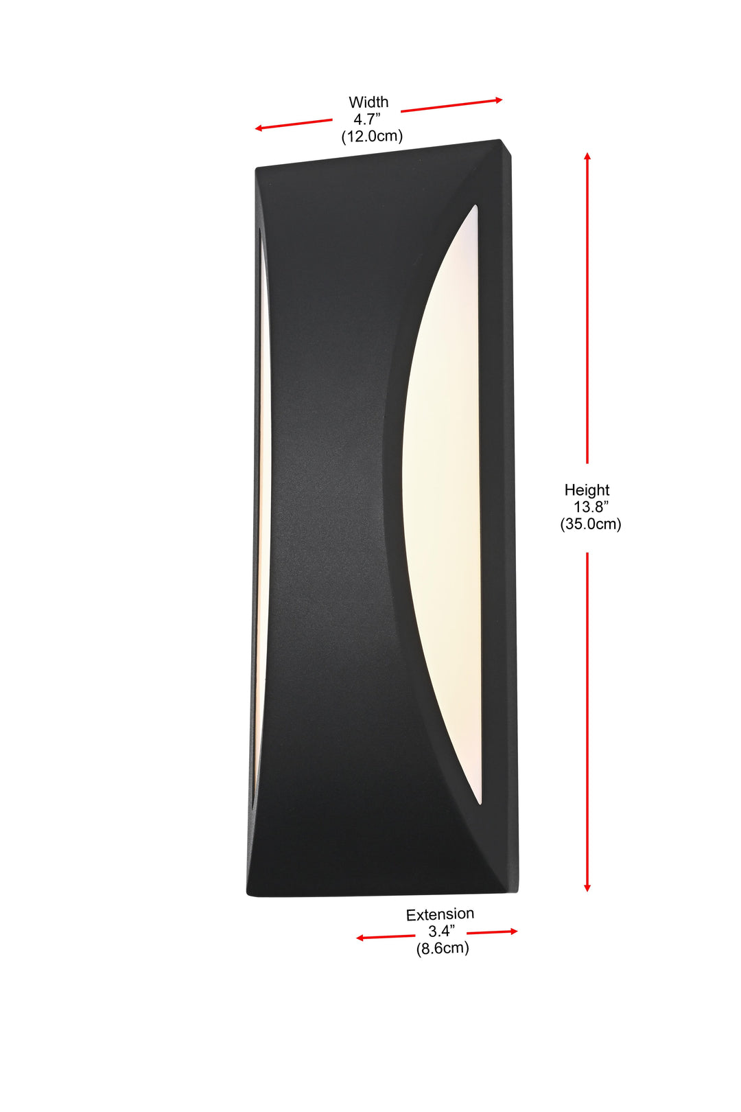 Zayn Outdoor Wall Light by Elegant - view 8