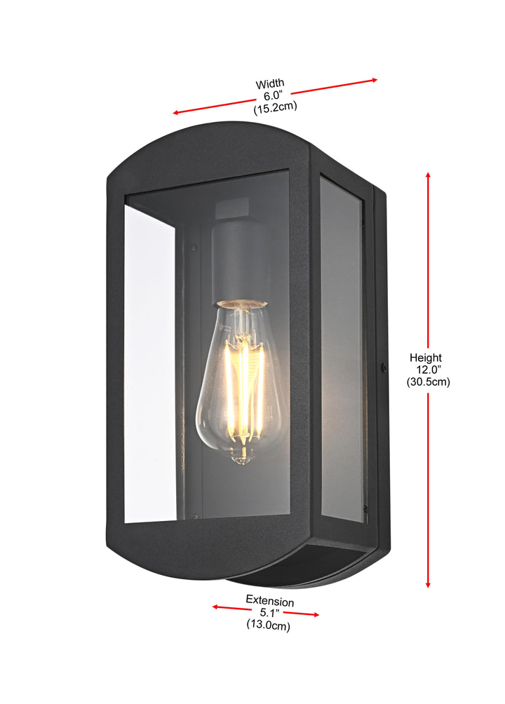 Miles Outdoor Wall Light by Elegant - view 8