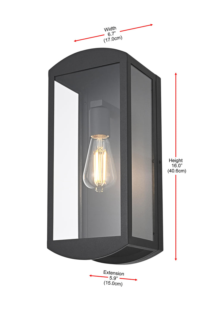 Miles Outdoor Wall Light by Elegant - view 24