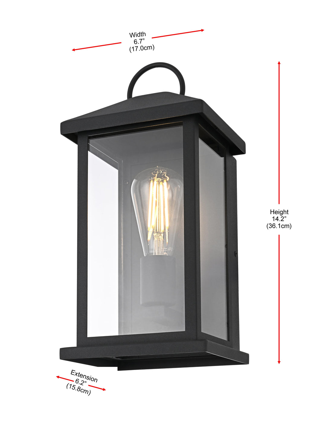 Neil Outdoor Wall Light by Elegant - view 16