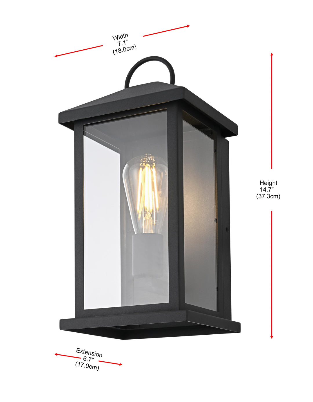 Neil Outdoor Wall Light by Elegant - view 24