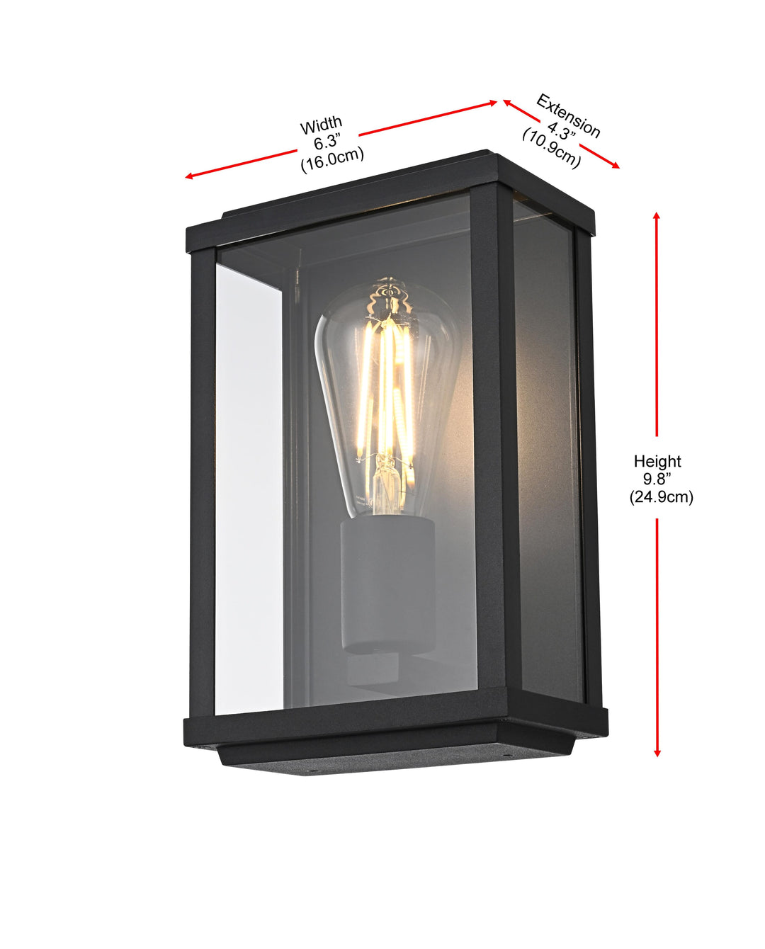 Santos Outdoor Wall Light by Elegant - view 8