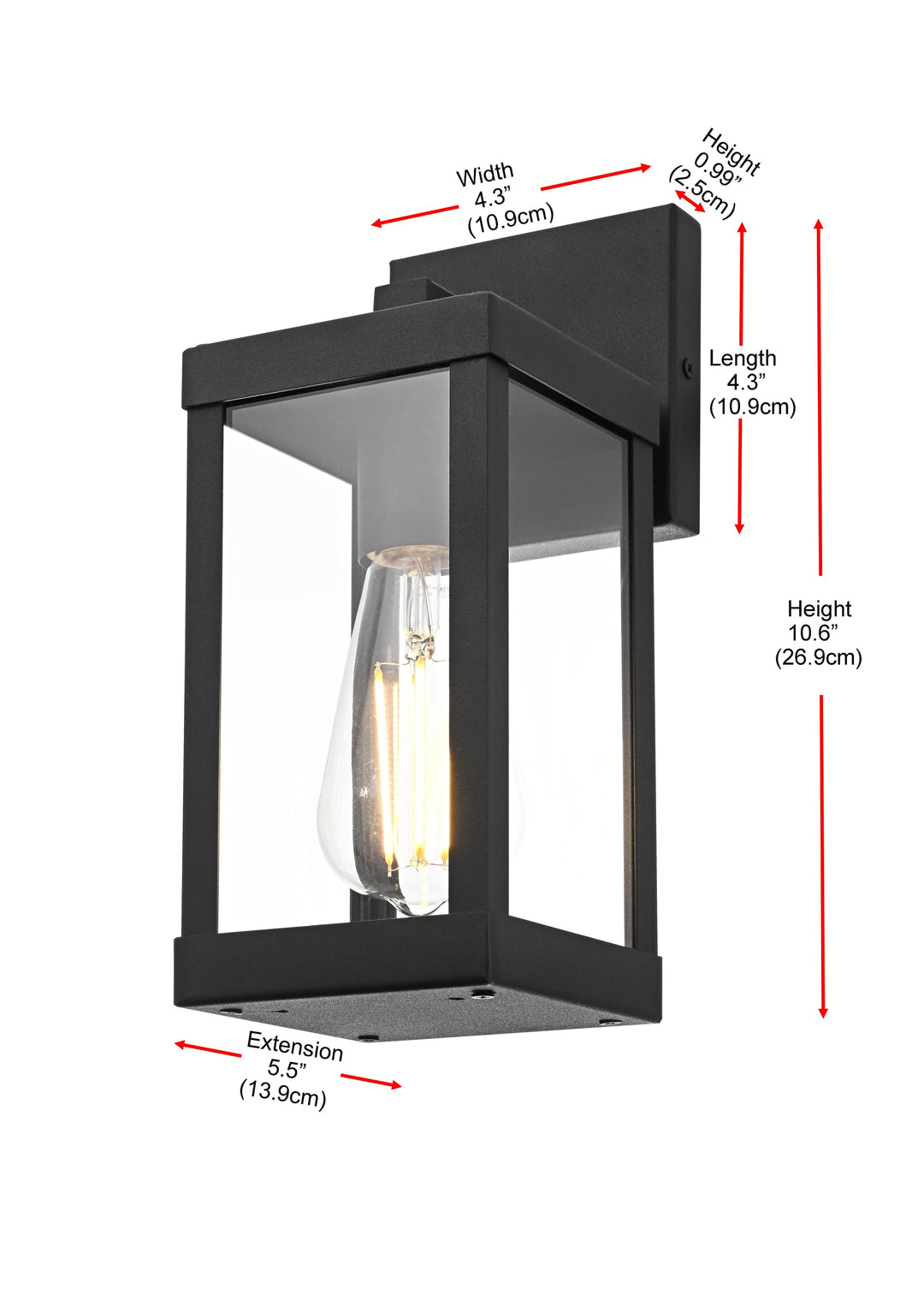 Peter Outdoor Wall Light by Elegant - view 8