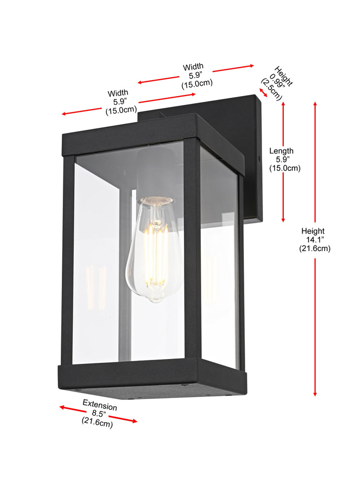 Peter Outdoor Wall Light by Elegant - view 16