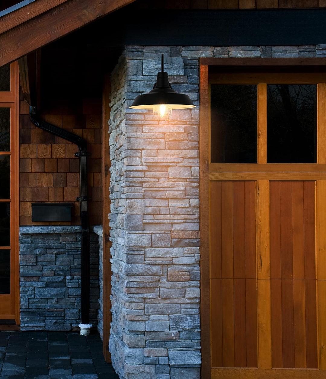 Rayan Outdoor Wall Light by Elegant - view 10